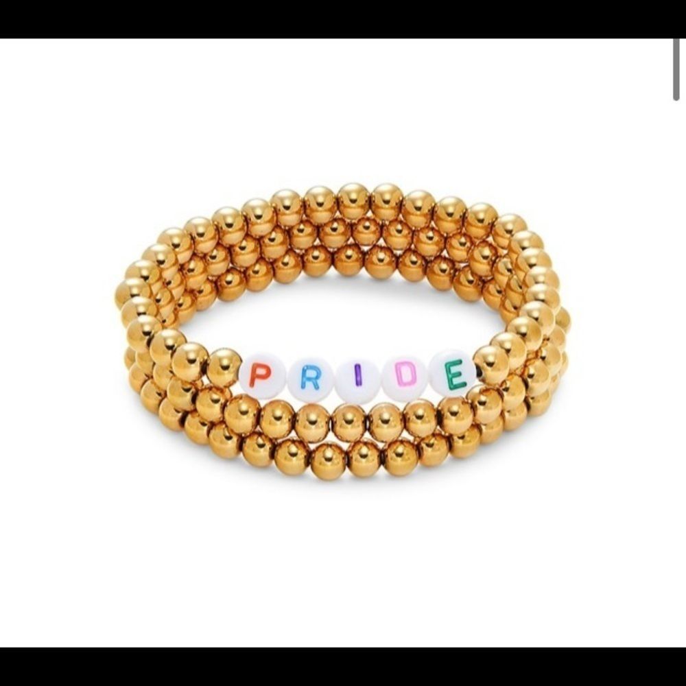 Eye Candy LA Three-Piece Pride Bracelet Set New With Tags